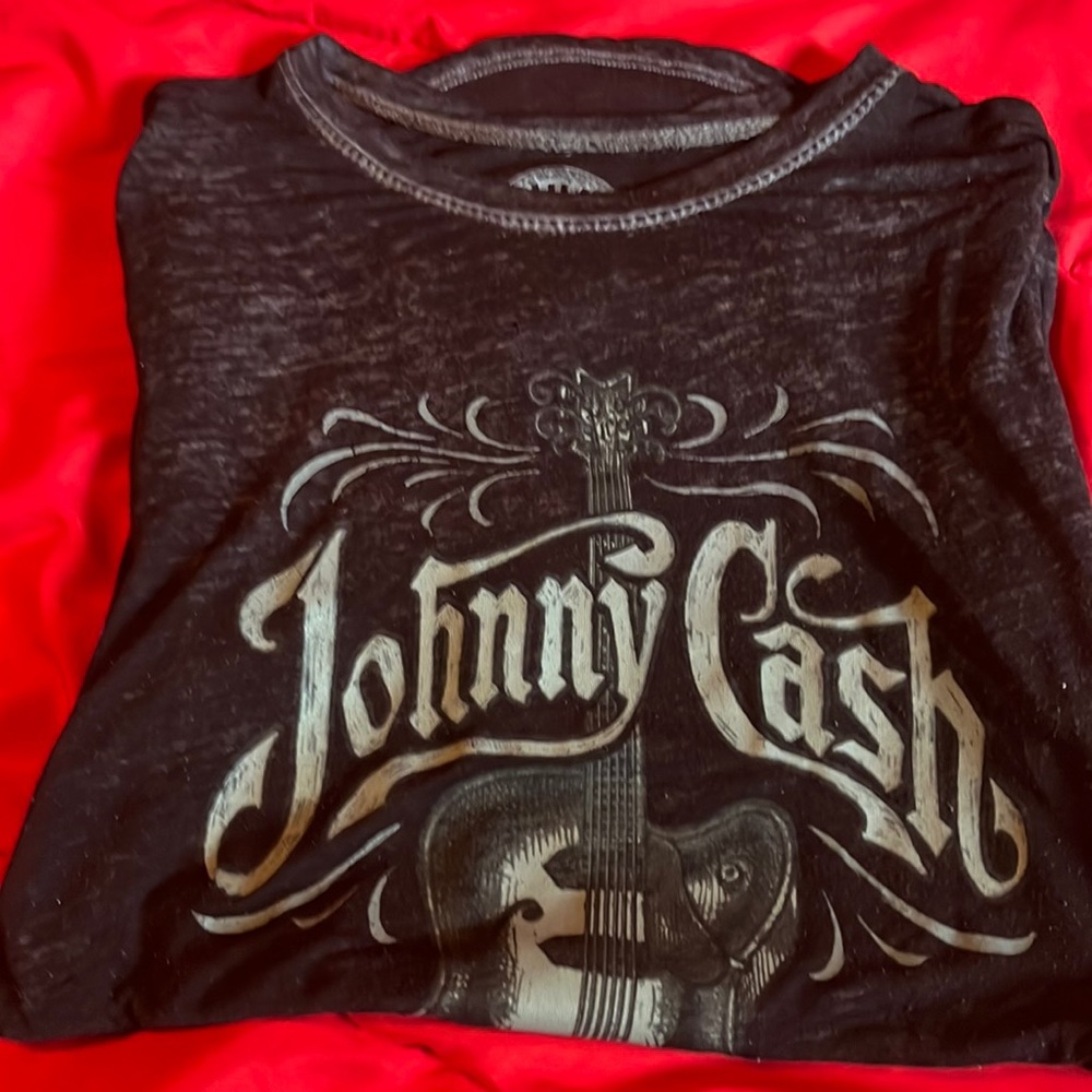 Johnny Cash T-shirt black and gray size X-Large 🔥🔥